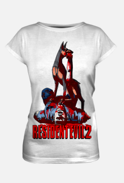 Resident Evil 2 Zombie Dog koszulka t-shirt damska