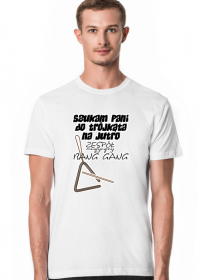 Pani do trójkąta (koszulka męska slim)