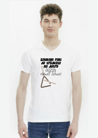 Pani do trójkąta (koszulka męska v-neck)