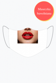 Kobiece czerwone usta