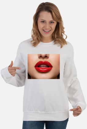 Czerwone kobiece usta