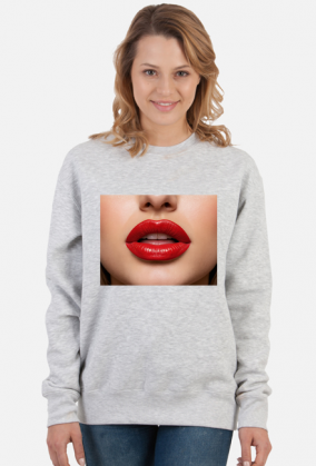 Czerwone kobiece usta