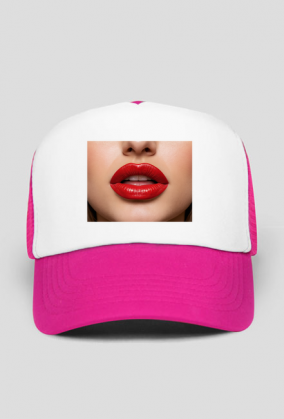 Czerwone kobiece usta