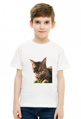 Ładny kot na trawie