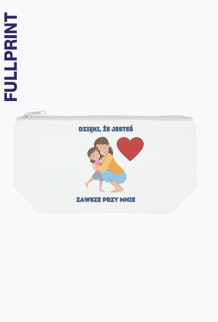 Kosmetyczka 12x17x6 cm - Dzięki, że jesteś zawsze przy mnie
