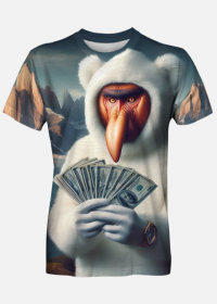 Koszulka męska "Miś z Zakopanego" - fullprint obustronna