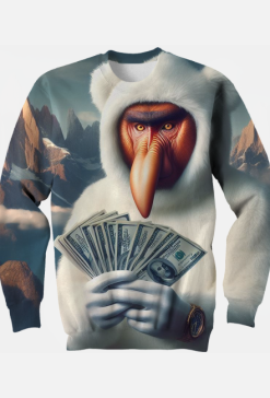 Bluza męska "Miś z Zakopanego" - fullprint obustronna