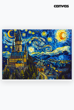Płótno Canvas Poziom A2 - Czarodziejski zamek (2)