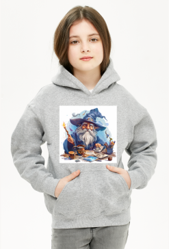 Bluza Dziecięca z kapturem Unisex - Czarodziej (1)