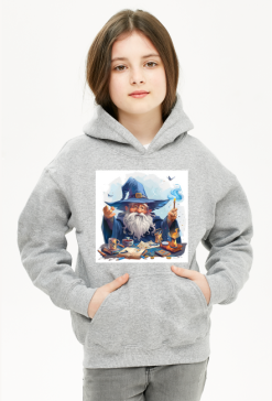 Bluza Dziecięca z kapturem Unisex - Czarodziej (4)