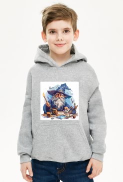 Bluza Dziecięca z kapturem Unisex - Czarodziej (1)