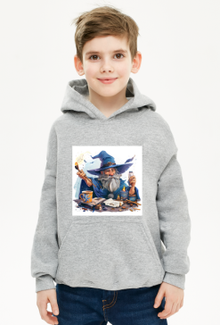 Bluza Dziecięca z kapturem Unisex - Czarodziej (2)