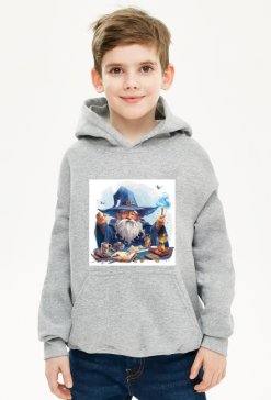 Bluza Dziecięca z kapturem Unisex - Czarodziej (4)