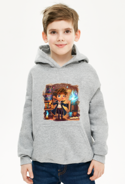 Bluza Dziecięca z kapturem Unisex - Czarodziej (7)