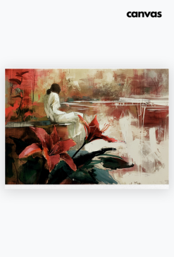 Płótno Canvas Poziom A2 - Flowers (14)