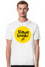 Koszulka BIAŁA Klawekreski.pl