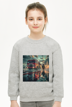 Bluza Dziecięca Unisex - Wóz strażacki (13)