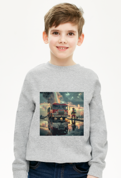 Bluza Dziecięca Unisex - Wóz strażacki (14)