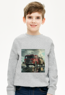 Bluza Dziecięca Unisex - Wóz strażacki (22)