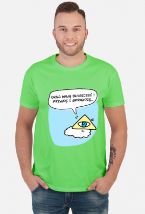 Koszulka do mycia okien - święta wielkanoc bożenarodzenie - Klawekreski.pl