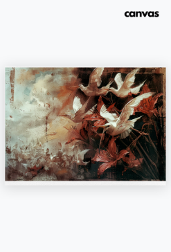 Płótno Canvas Poziom A2 - Flowers (6)