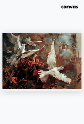 Płótno Canvas Poziom A2 - Flowers (7)