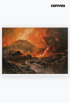 Płótno Canvas Poziom A2 - Volcano Etna (1)
