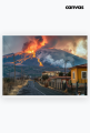 Płótno Canvas Poziom A2 - Volcano Etna (9)