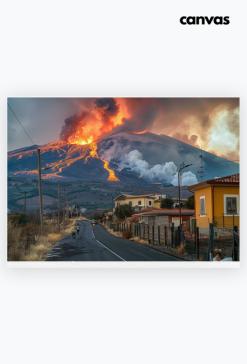Płótno Canvas Poziom A2 - Volcano Etna (9)