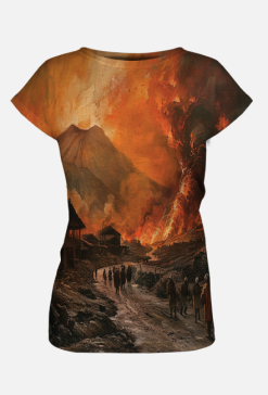 Koszulka damska - Volcano Etna (1)