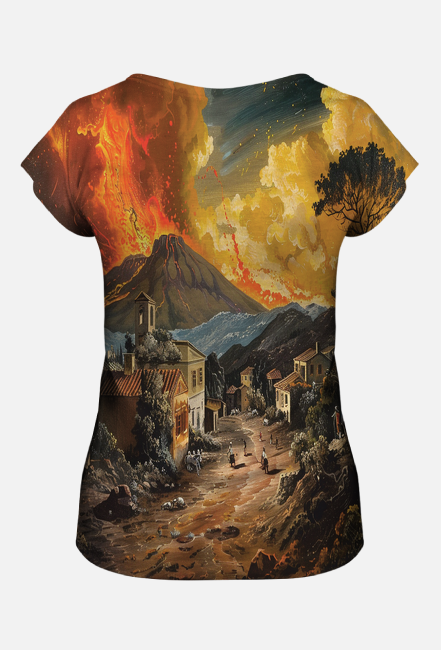 Koszulka damska - Volcano Etna (2)