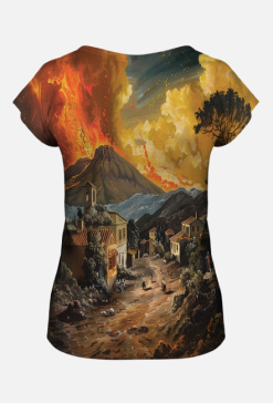 Koszulka damska - Volcano Etna (2)