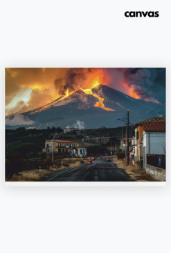 Płótno Canvas Poziom A2 - Volcano Etna (12)