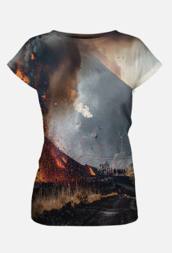 Koszulka damska - Volcano Etna (5)