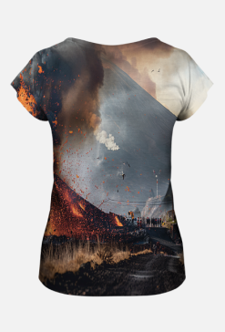 Koszulka damska - Volcano Etna (5)