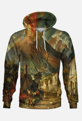 Bluza z Kapturem - Volcano Etna (3)