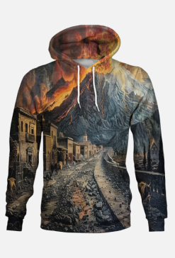Bluza z Kapturem - Volcano Etna (4)