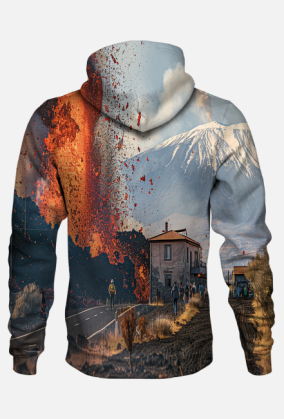 Bluza z Kapturem - Volcano Etna (6)