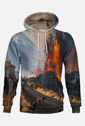 Bluza z Kapturem - Volcano Etna (8)
