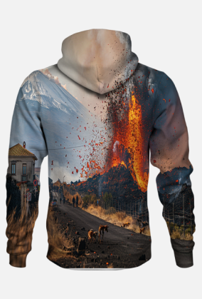 Bluza z Kapturem - Volcano Etna (8)