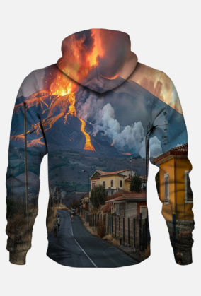 Bluza z Kapturem - Volcano Etna (9)