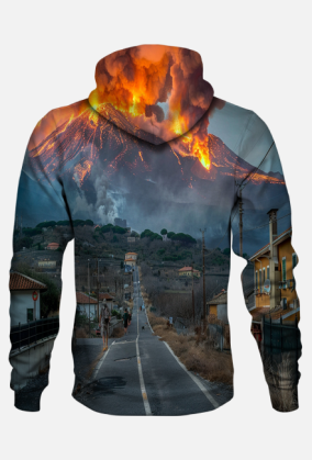 Bluza z Kapturem - Volcano Etna (10)