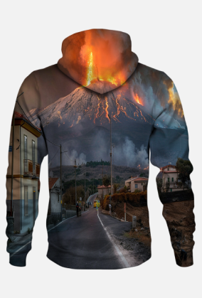 Bluza z Kapturem - Volcano Etna (11)