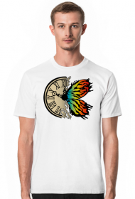 Koszulka z Zegarem i Motylem