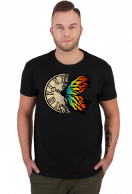 Koszulka z Zegarem i Motylem