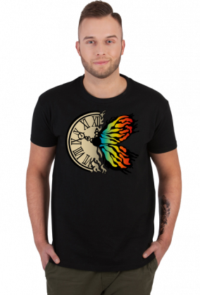 Koszulka z Zegarem i Motylem