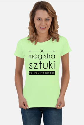 Magistra sztuki - damski t-shirt