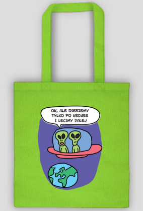 Torba na zakupy UFO kosmici ufoludki kosmos