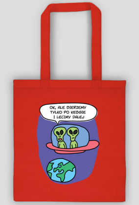 Torba na zakupy UFO kosmici ufoludki kosmos