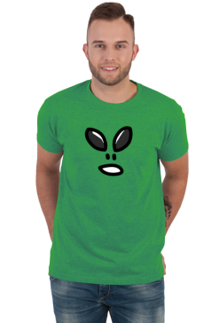 Koszulka T-shirt męska UFO ufoludek kosmita kosmos